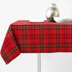 Cotton Red Table Cloth